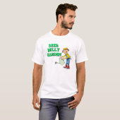 Funny Novelty Terug naar School BIER BELLY GARDEN T-shirt (Voorkant volledig)
