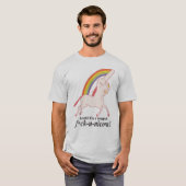 Funny Novelty Unicorn T-shirt (Voorkant volledig)