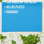 Funny Novelty Workout Humor - Mijn nieuwe dieet -  Theedoek (Gevouwen)