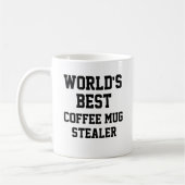 Funny Novelty WORLD'S BESTE COFFEE MOK STEALER (Links)