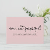 Funny Now Act verrast, word jij mijn Bridesmaid? Kaart (Staand voorkant)