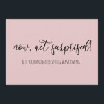 Funny Now Act verrast, word jij mijn Bridesmaid? Kaart<br><div class="desc">Funny Now Act verrast,  word jij mijn Bridesmaid-uitnodiging?</div>