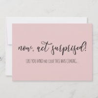 Funny Now Act verrast, word jij mijn Bridesmaid?