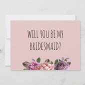Funny Now Act verrast, word jij mijn Bridesmaid? Kaart (Achterkant)