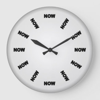Funny Now Clock Grote Klok