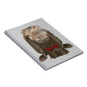 Funny Nubian Goat met monocle Notitieboek (Rechterzijde)