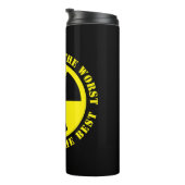 Funny nuclear prep sign Thermal Tumbler Thermosbeker (Geroteerd rechts)