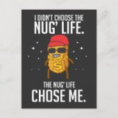 Funny Nug Life Design Chicken Nugget Briefkaart (Voorkant)