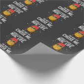 Funny Nug Life Design Chicken Nugget Cadeaupapier (Hoek)