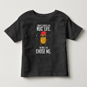 Funny Nug Life Design Chicken Nugget Kinder Shirts