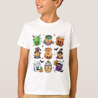Funny Nuggets Maaltijdemmer Halloween Spooky T-shirt