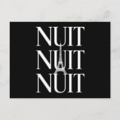 Funny Nuit Nuit Briefkaart (Voorkant)