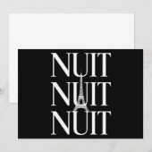 Funny Nuit Nuit Kaart (Voorkant / Achterkant)