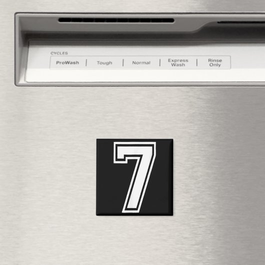 Funny Number 7 67 Meme Costume Matching Group Hall Magneet (Insitu (Vaatwasser))