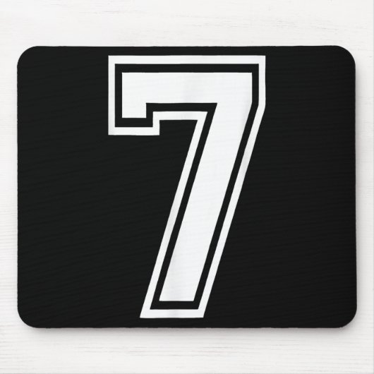 Funny Number 7 67 Meme Costume Matching Group Hall Muismat (Voorkant)