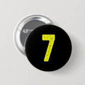 Funny Number 7 67 Meme Costume Matching Group Hall Ronde Button 5,7 Cm (Voorkant /achterkant)