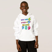 Funny Number Day Maths Hoodie for Kids | School Jo (Voorkant volledig)