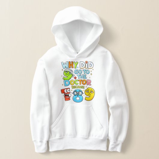 Funny Numbers Hoodie for Children | UK (Laagn)