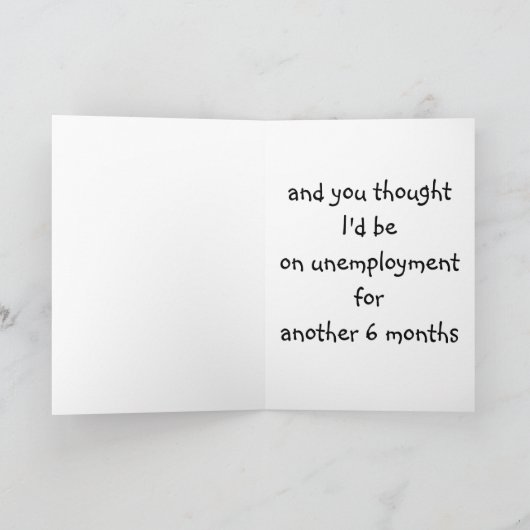 Funny Nun Kaarten "Kreeg de baan!" (Gail Gabel) (Binnen)