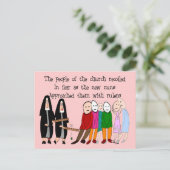 Funny Nuns Cards en Gifts Briefkaart (Staand voorkant)