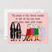 Funny Nuns Cards en Gifts Briefkaart (Voorkant / Achterkant)