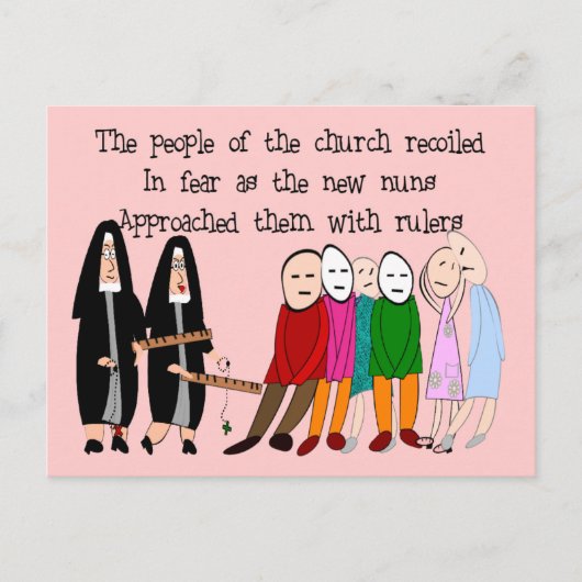 Funny Nuns Cards en Gifts Briefkaart (Voorkant)