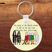 Funny Nuns Kaarten en Gifts Sleutelhanger (Voorkant)