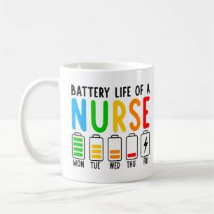 Funny Nurse - Accuduur van een Nurse Graphic T-shi Koffiemok