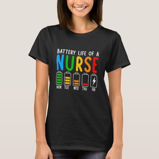 Funny Nurse - Accuduur van een Nurse Graphic T-shi T-shirt (Voorkant)