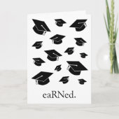 Funny Nurse Afstuderen Kaart (Voorkant)