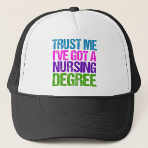 Funny Nurse Afstuderen Trucker Pet