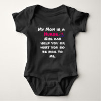 Funny Nurse Baby Bodysuit