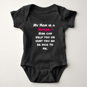 Funny Nurse Baby Bodysuit