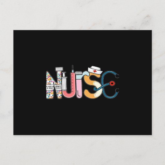 Funny Nurse Briefkaart (Voorkant)