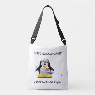 Funny Nurse Canvas tas