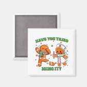 Funny Nurse Christmas, Have You Tried Icing It Magneet (Voorkant / Achterkant)
