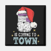 Funny Nurse Christmas Rn Tech Medical Istant Holid Magneet (Voorkant)