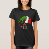 Funny Nurse Christmas Stethoscope Nurses Xmas Ligh T-shirt (Voorkant)