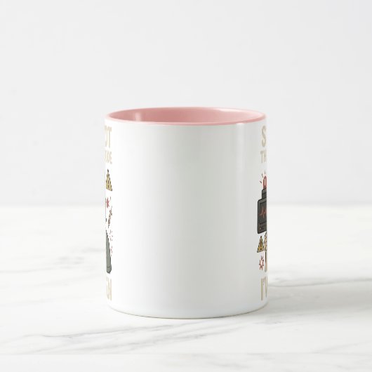 Funny Nurse Code Blauwe Mok – Vermoeide Koffieverp (Midden)