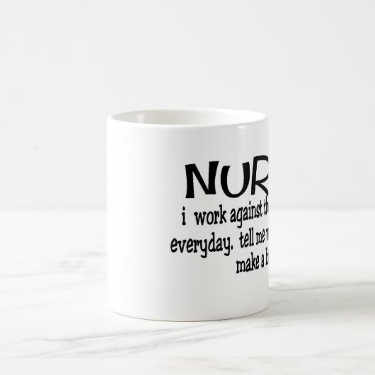 Funny Nurse Coffee Mok (Center)