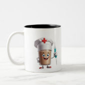 Funny Nurse Coffee Mok (Links)
