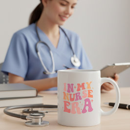 funny nurse coffee mug in my nurse era mok