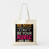 Funny Nurse Gezegde Future Registered Nurse RN BSN Tote Bag (Achterkant)