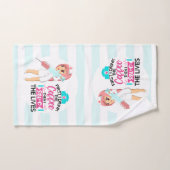 Funny Nurse Gezegde met Big Hypodermic Needle Bad Handdoek (Handdoek)