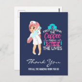 Funny Nurse Gezegde met Big Hypodermic Needle Briefkaart (Voorkant / Achterkant)