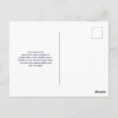 Funny Nurse Gezegde met Big Hypodermic Needle Briefkaart (Achterkant)