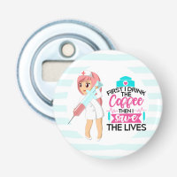 Funny Nurse Gezegde met Big Hypodermic Needle