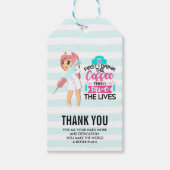 Funny Nurse Gezegde met Big Hypodermic Needle Cadeaulabel (Voorkant)