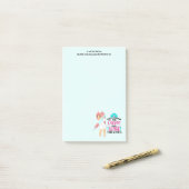 Funny Nurse Gezegde met Big Hypodermic Needle Post-it® Notes (Op bureau)