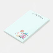 Funny Nurse Gezegde met Big Hypodermic Needle Post-it® Notes (Schuin)